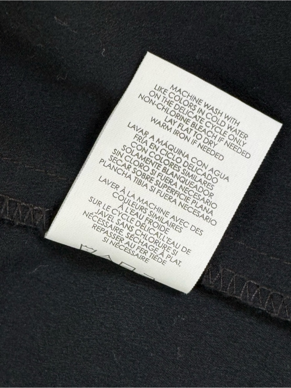 CAbi Black Floral V-Neck Flutter Sleeve Blouse - Picture 6 of 6